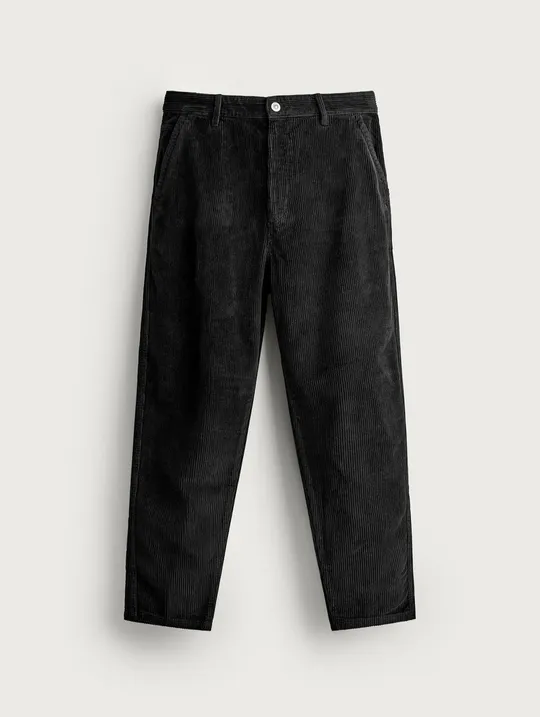 Zara Вельветові штани, Carrot fit, фото 3
