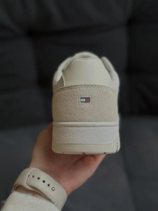 Tommy Hilfiger Класичні кеди, білі, фото 4