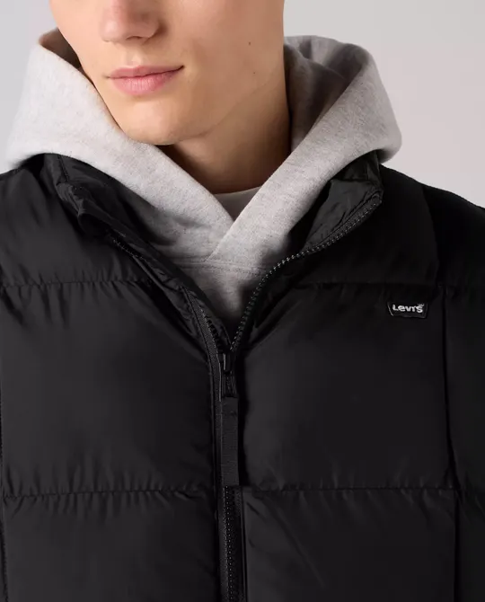 Levi's Утеплена жилетка, чорна, фото 3