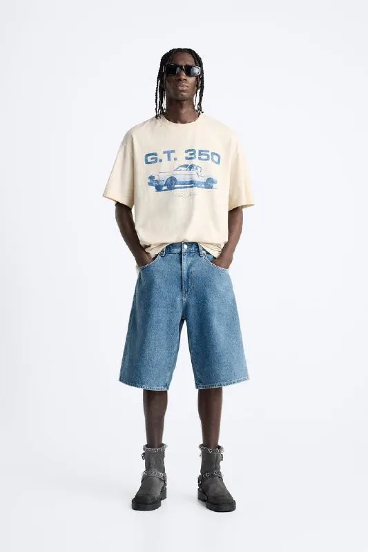 Шорти Zara Baggy short, фото 1