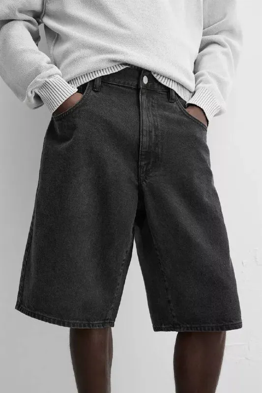 Шорти Zara Baggy short, фото 4
