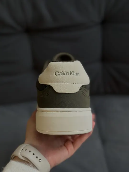 Calvin Klein Кеди кольору хакі, фото 4